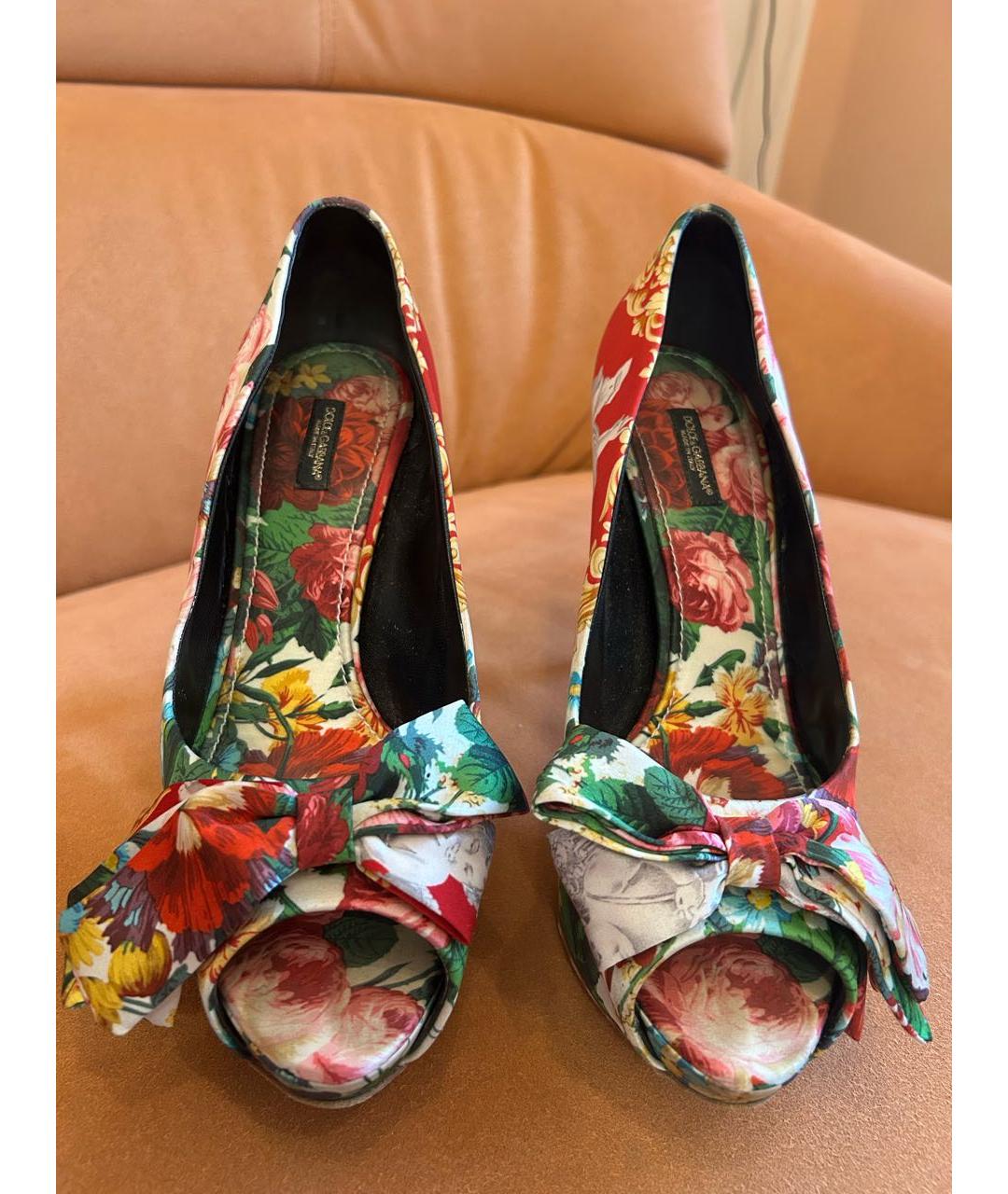 DOLCE&GABBANA Мульти туфли, фото 2