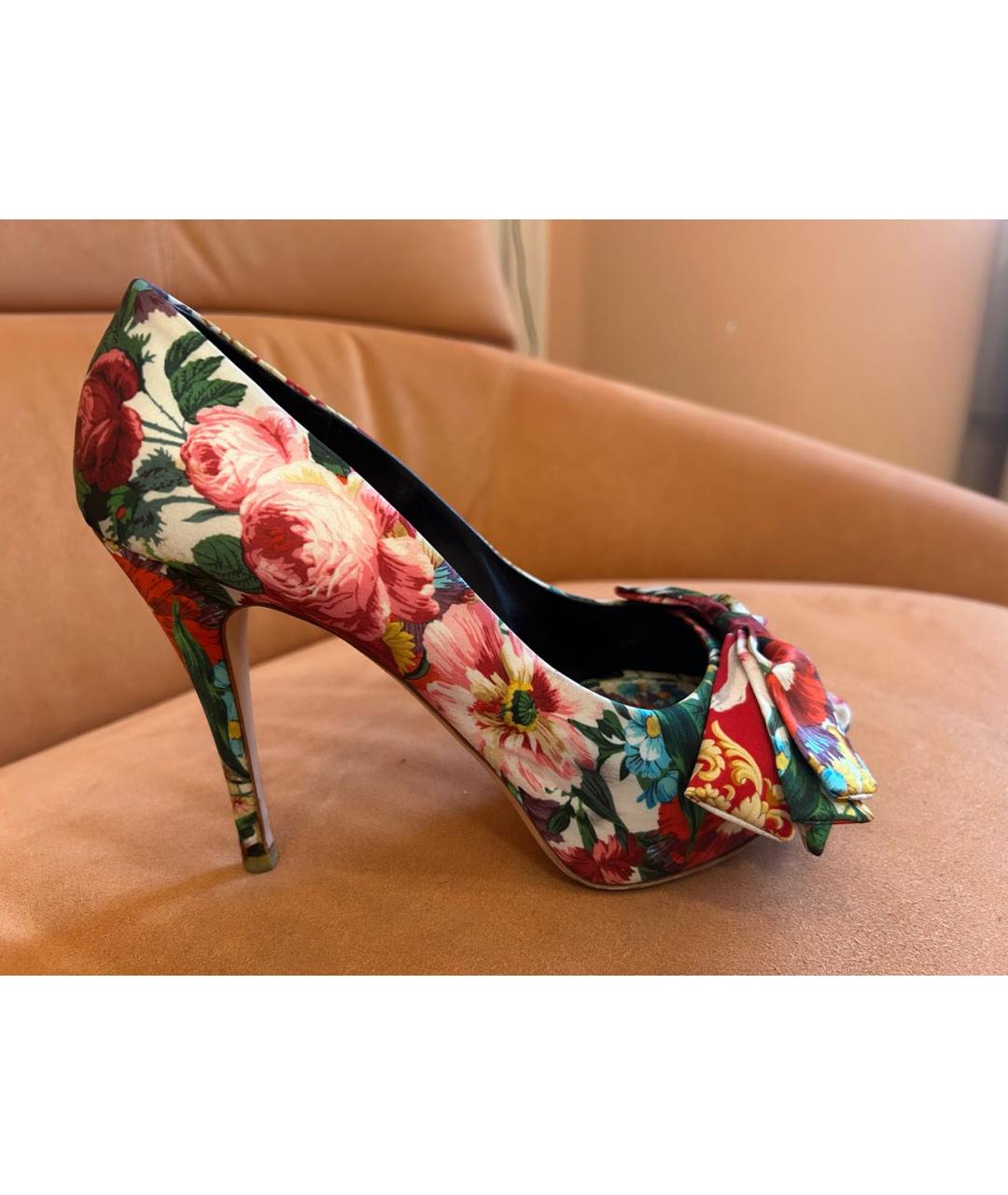 DOLCE&GABBANA Мульти туфли, фото 7