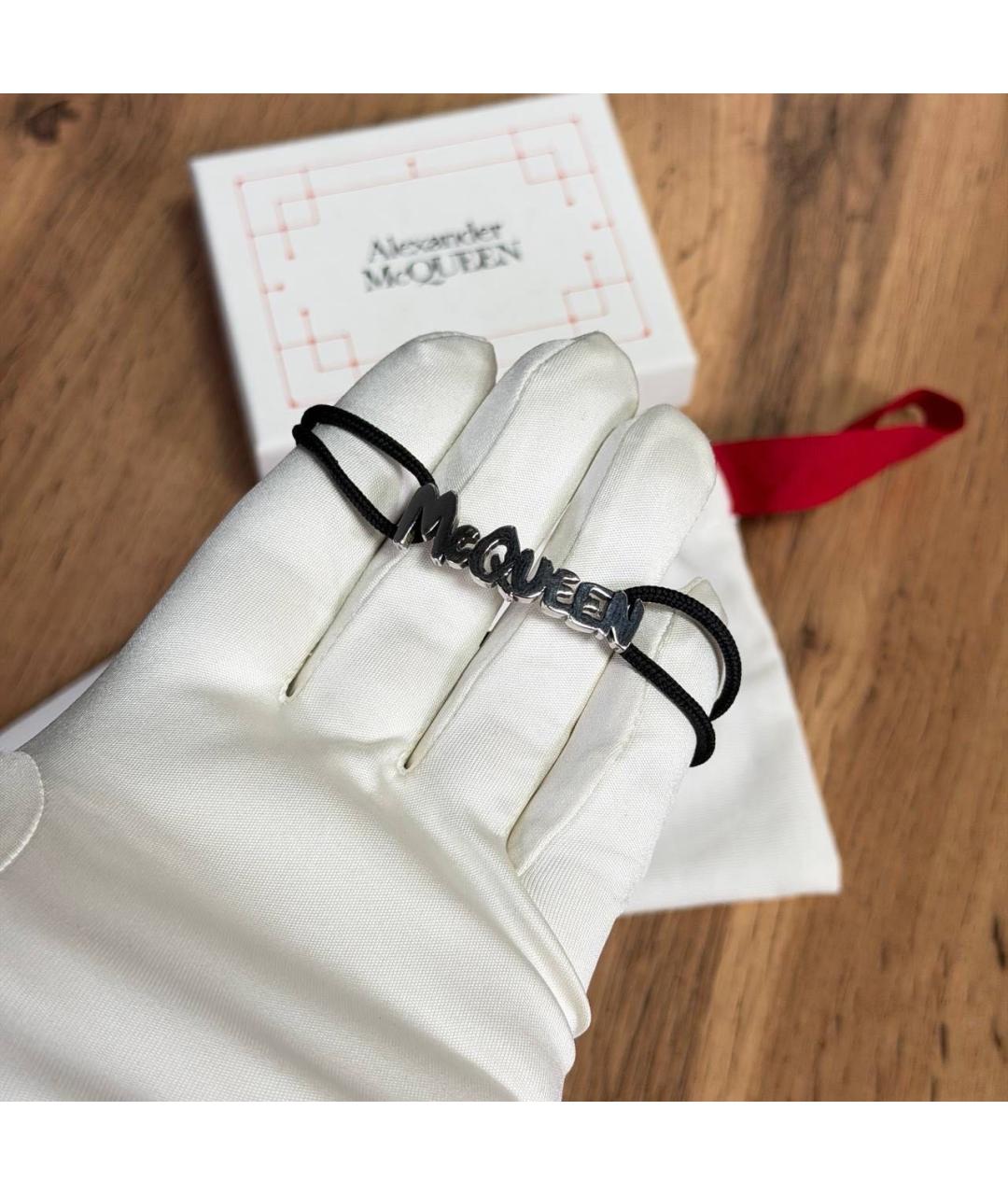 ALEXANDER MCQUEEN Черный браслет, фото 3