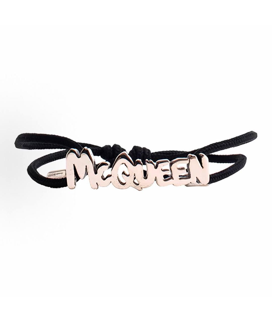 ALEXANDER MCQUEEN Черный браслет, фото 1