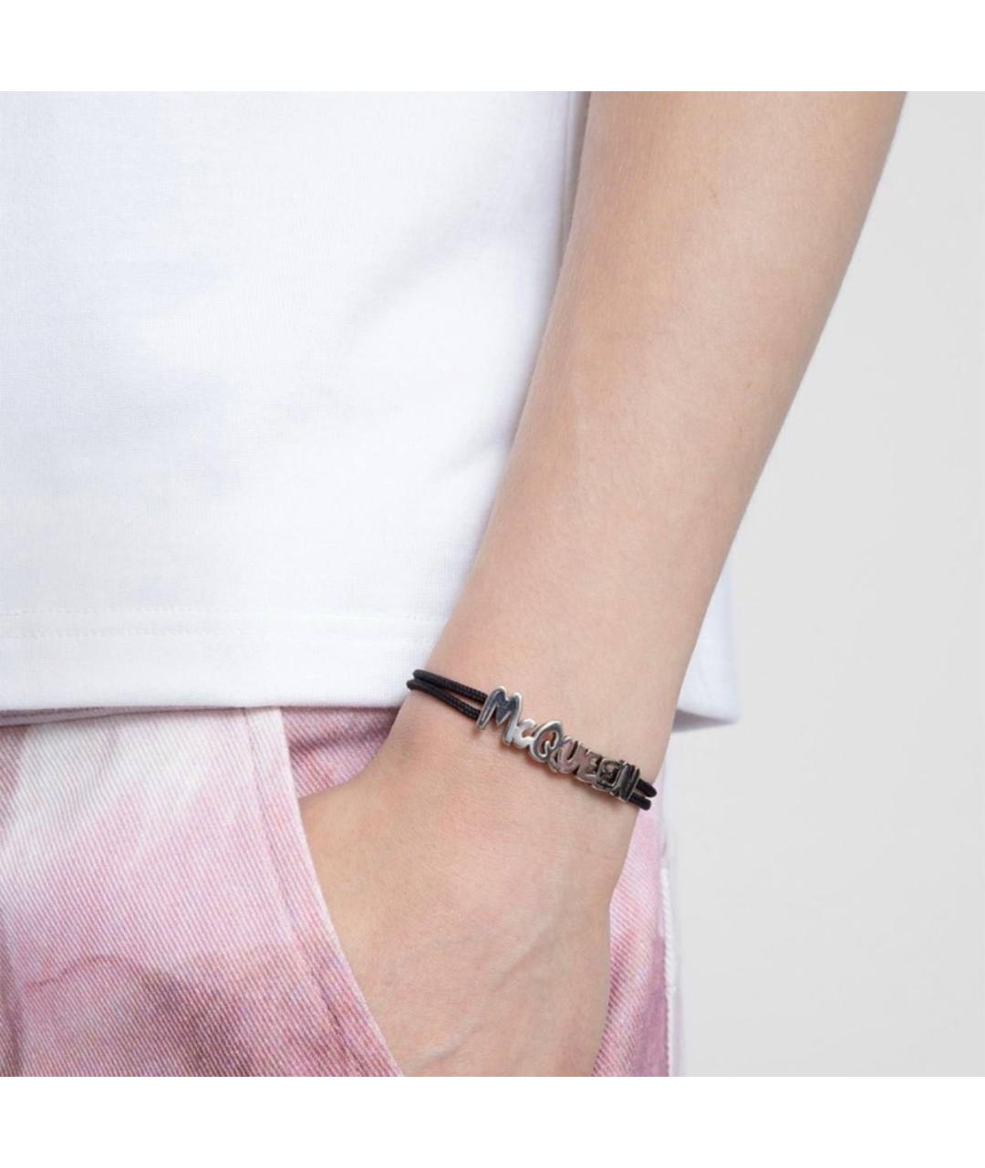 ALEXANDER MCQUEEN Черный браслет, фото 2