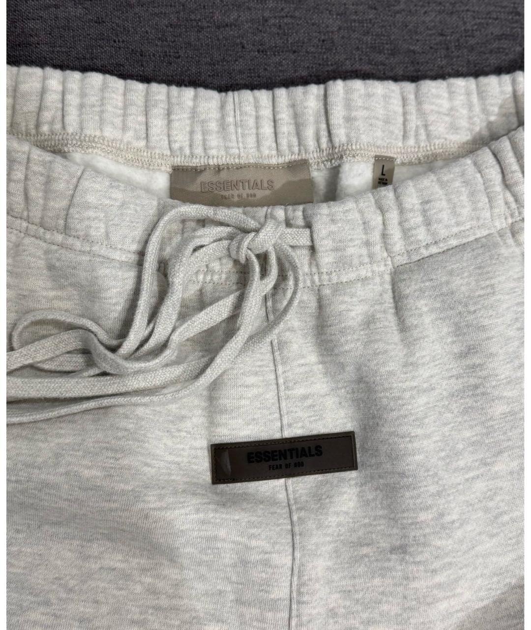 FEAR OF GOD ESSENTIALS Серые хлопковые шорты, фото 3
