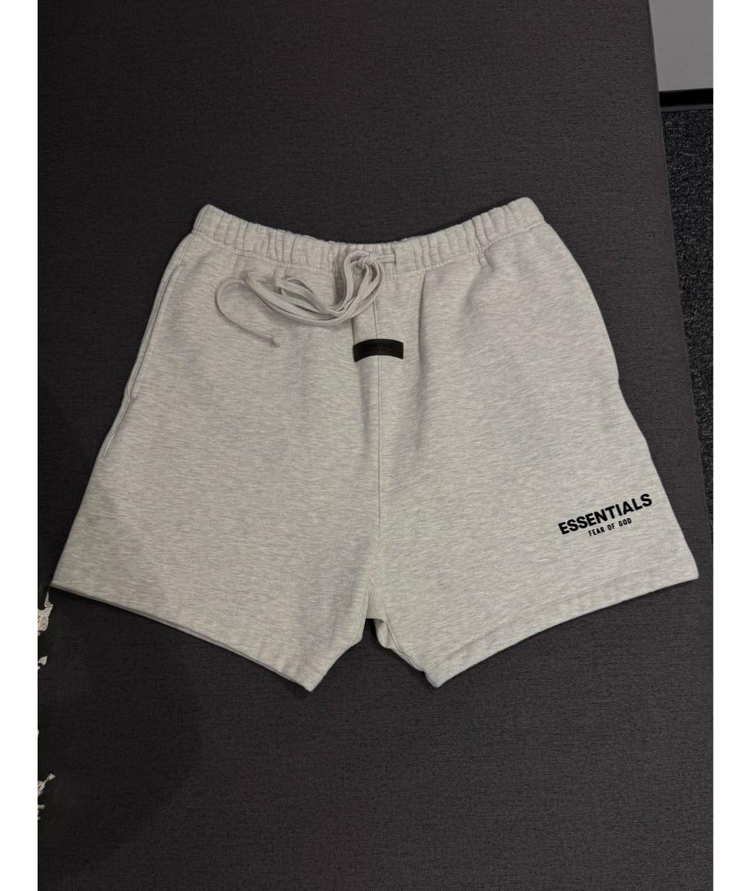 FEAR OF GOD ESSENTIALS Серые хлопковые шорты, фото 4
