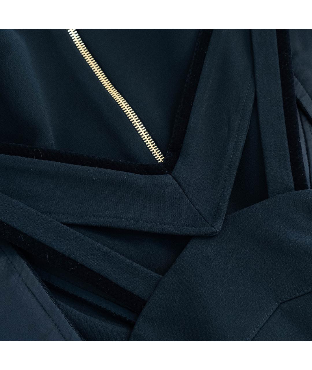 ROLAND MOURET Черное вискозное коктейльное платье, фото 4