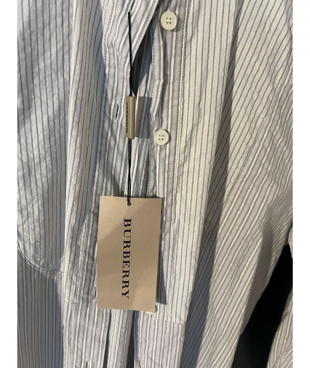 BURBERRY Белая хлопковая рубашка, фото 3