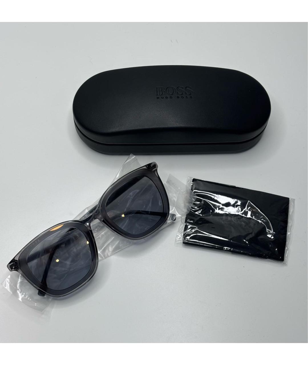 HUGO BOSS Антрацитовые солнцезащитные очки, фото 5