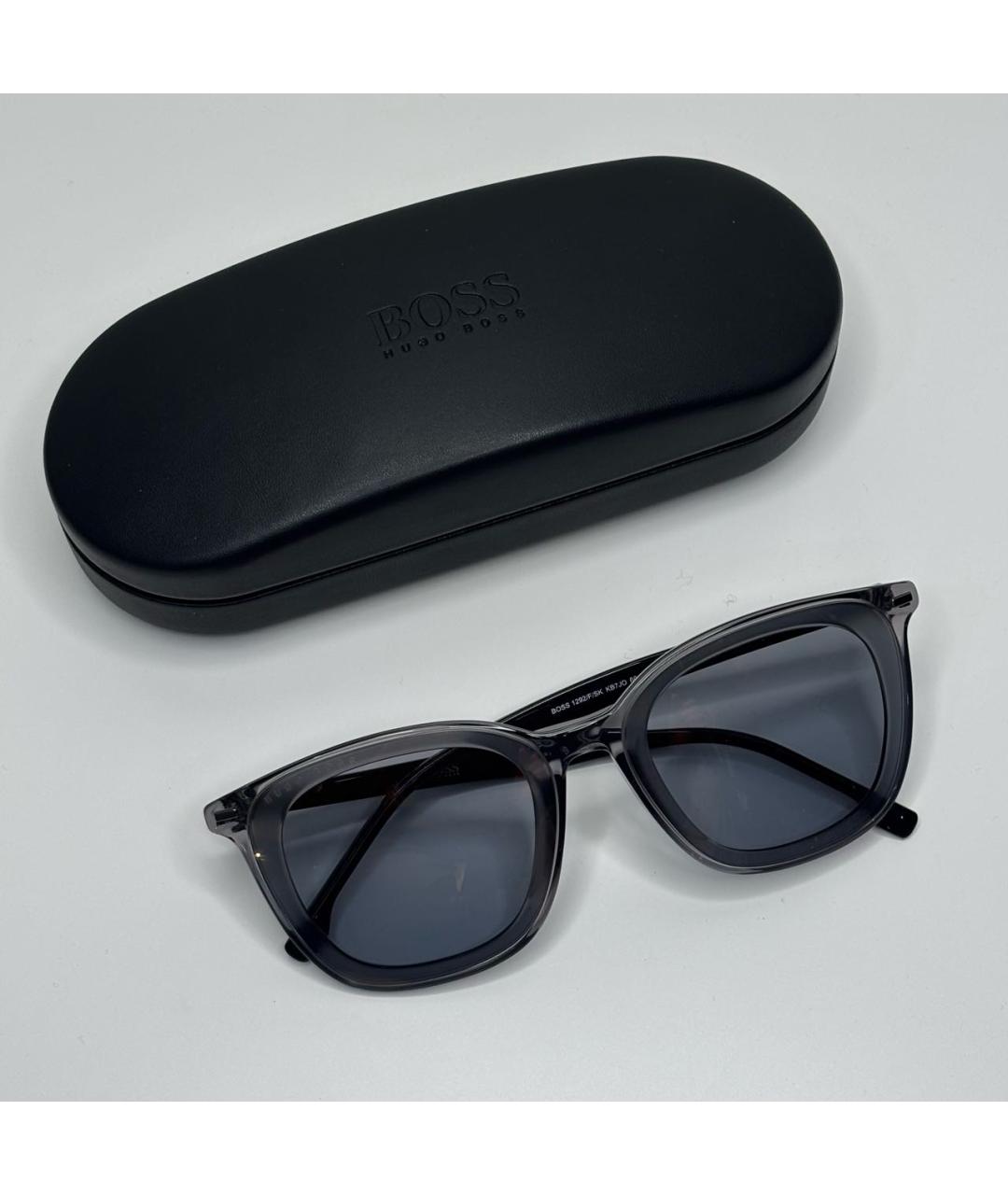 HUGO BOSS Антрацитовые солнцезащитные очки, фото 4