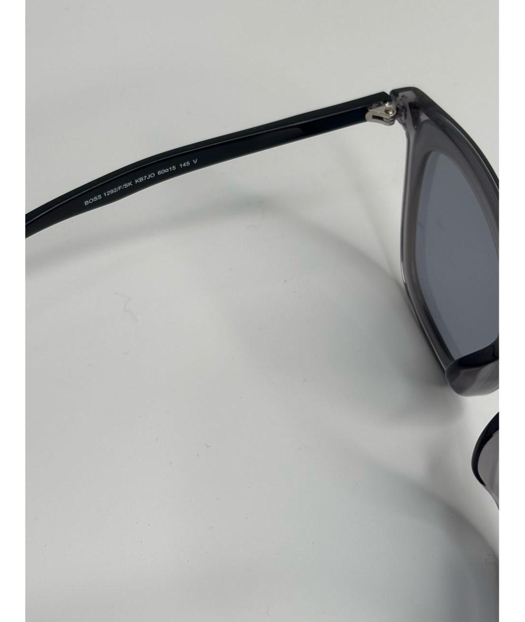 HUGO BOSS Антрацитовые солнцезащитные очки, фото 8
