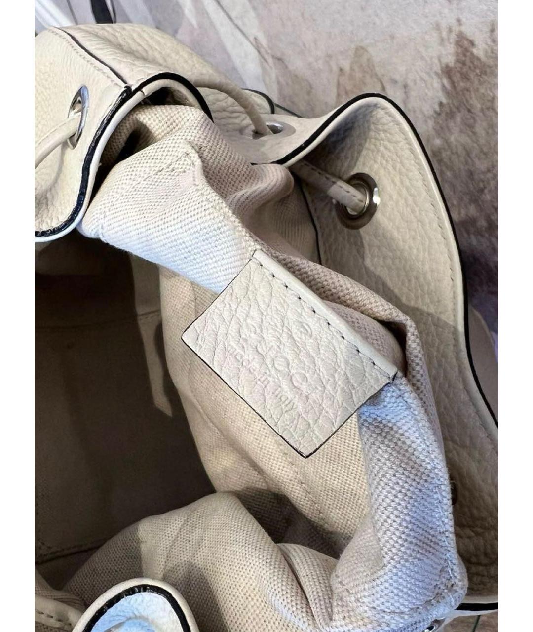 GUCCI Белый кожаный рюкзак, фото 7