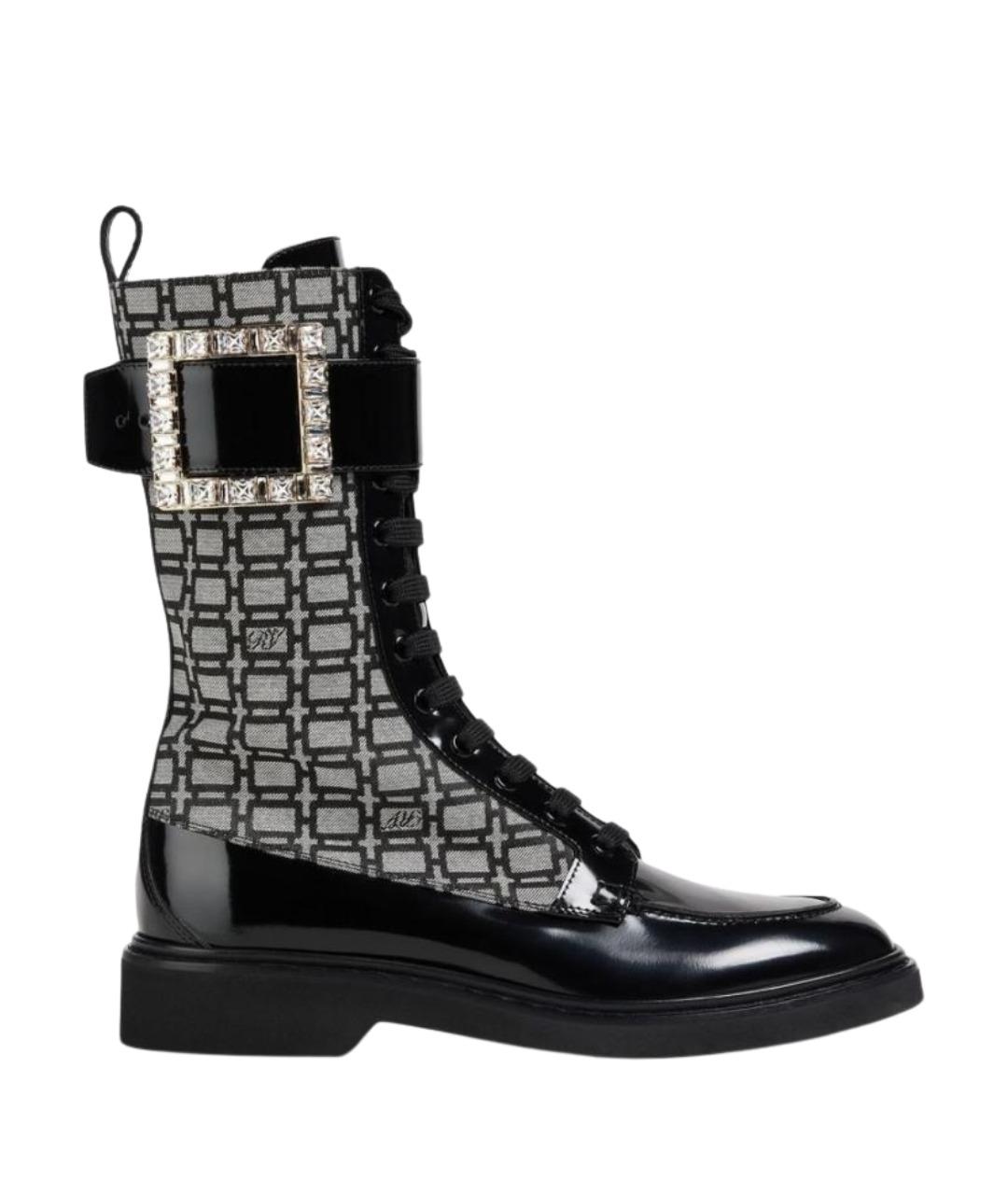 ROGER VIVIER Черные ботинки, фото 1