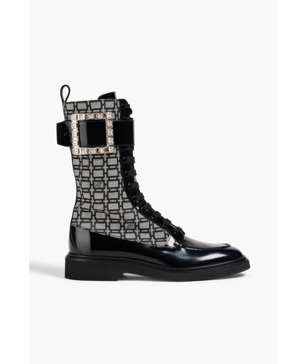 ROGER VIVIER Черные ботинки, фото 5