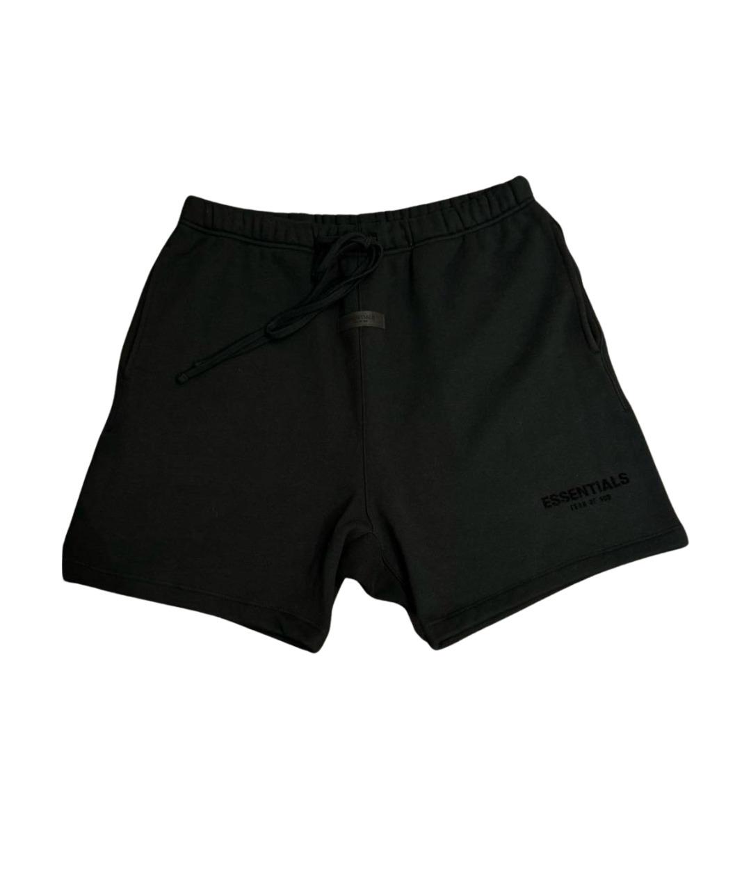 FEAR OF GOD ESSENTIALS Черные хлопковые шорты, фото 1