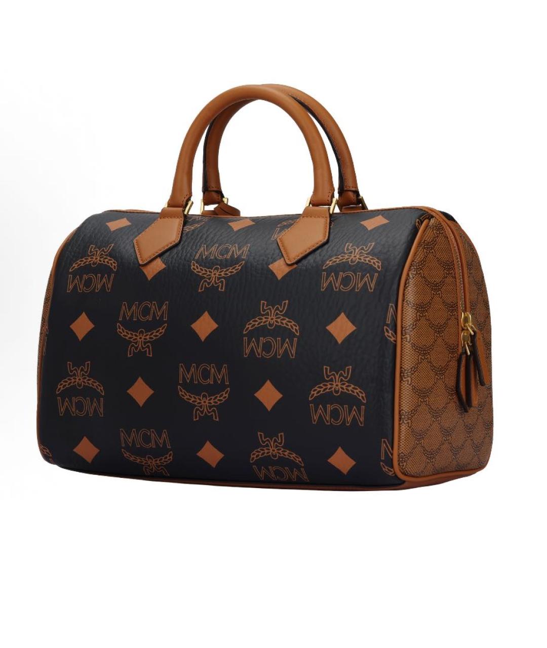 MCM Коричневая кожаная сумка через плечо, фото 2