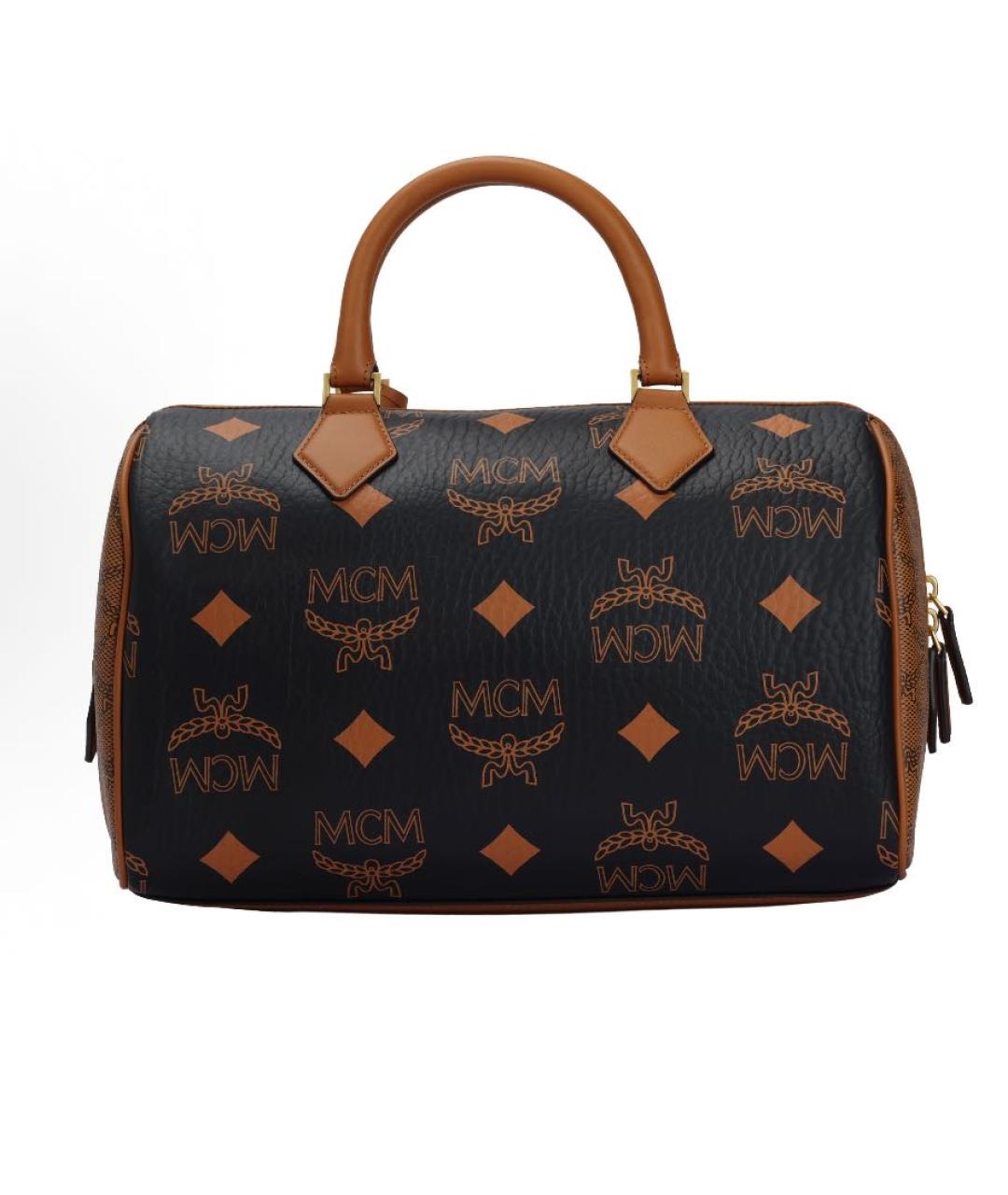 MCM Коричневая кожаная сумка через плечо, фото 3