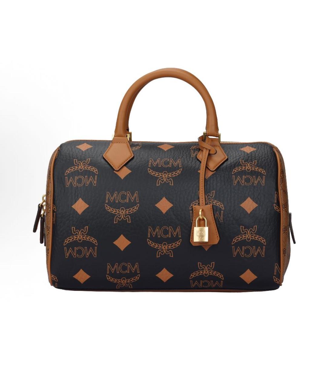 MCM Коричневая кожаная сумка через плечо, фото 1