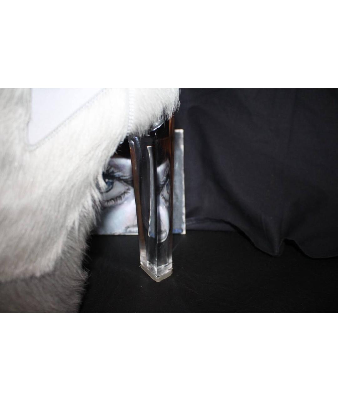 RICK OWENS Серые кожаные ботильоны, фото 4
