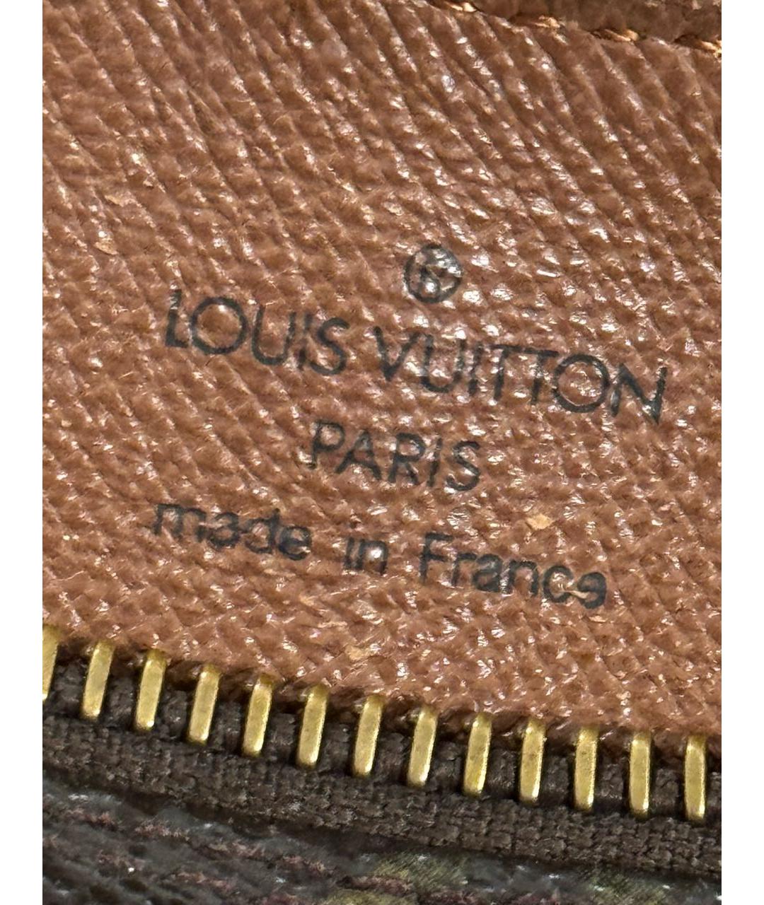 LOUIS VUITTON Коричневая сумка с короткими ручками, фото 5