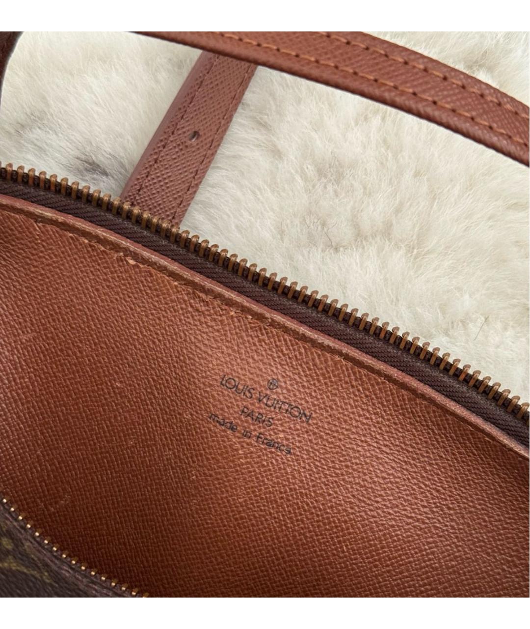 LOUIS VUITTON Коричневая сумка с короткими ручками, фото 8