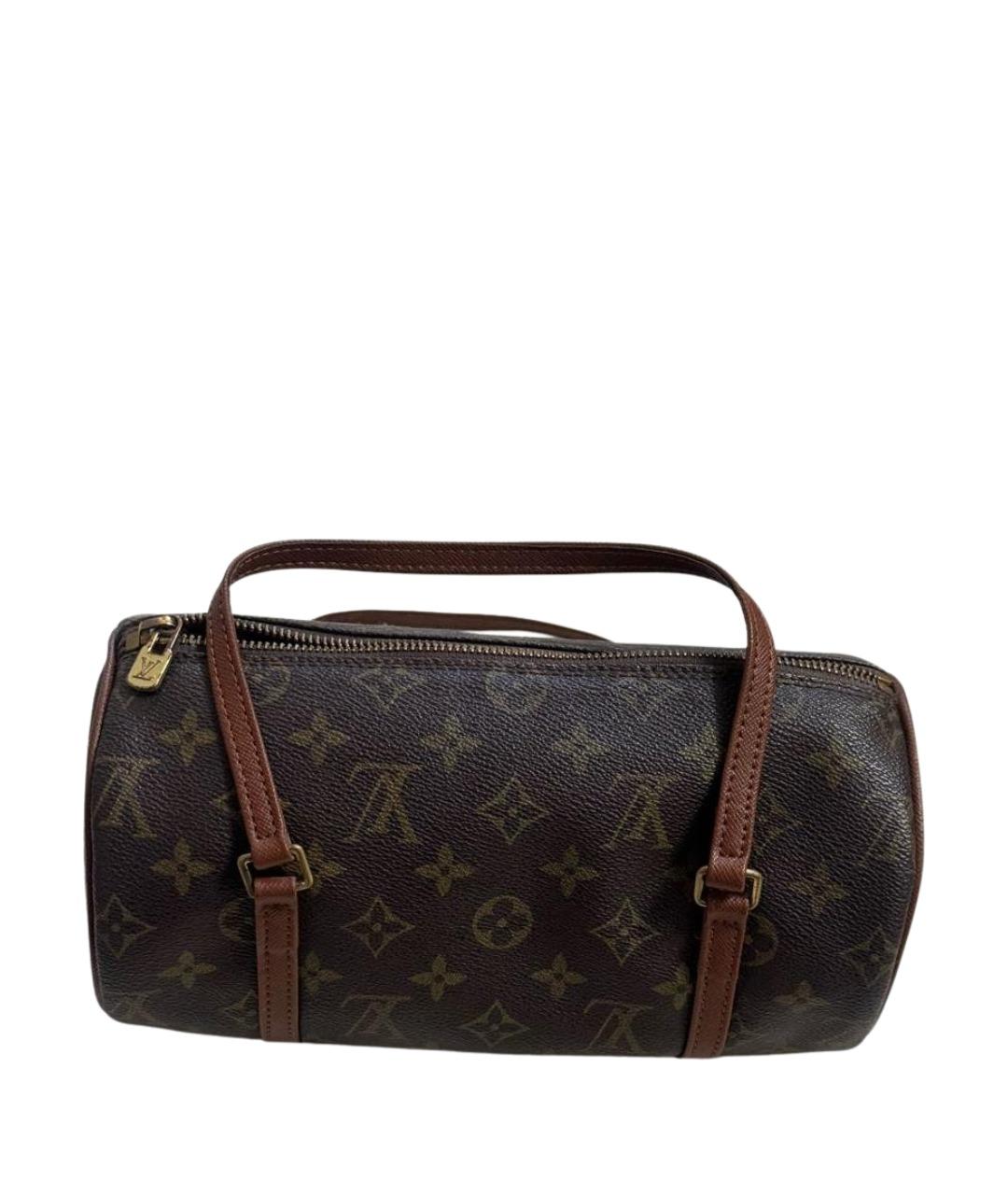 LOUIS VUITTON Коричневая сумка с короткими ручками, фото 1