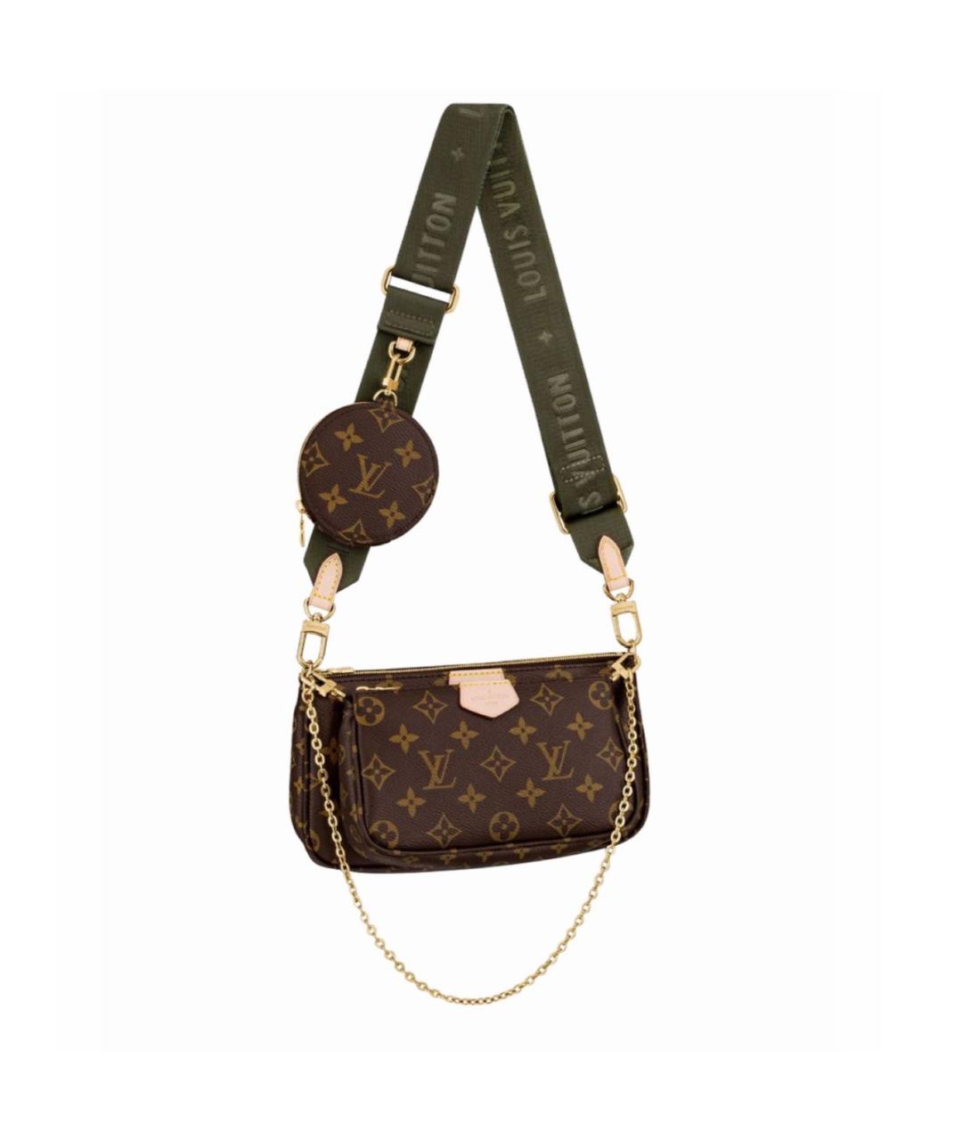 LOUIS VUITTON Коричневая сумка через плечо, фото 1