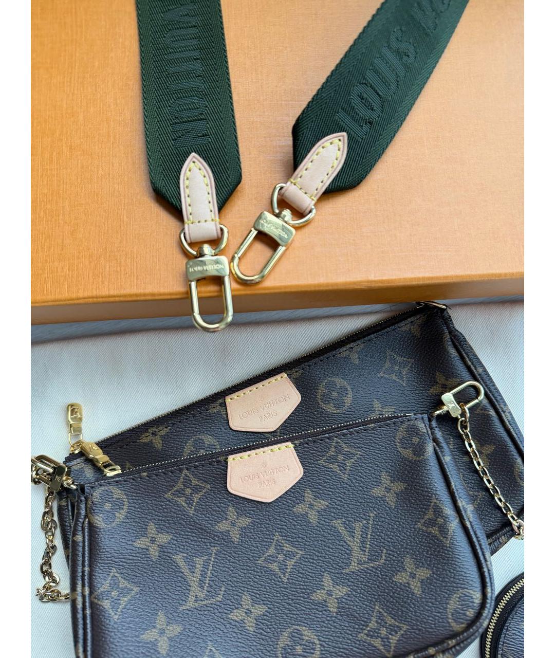 LOUIS VUITTON Коричневая сумка через плечо, фото 7