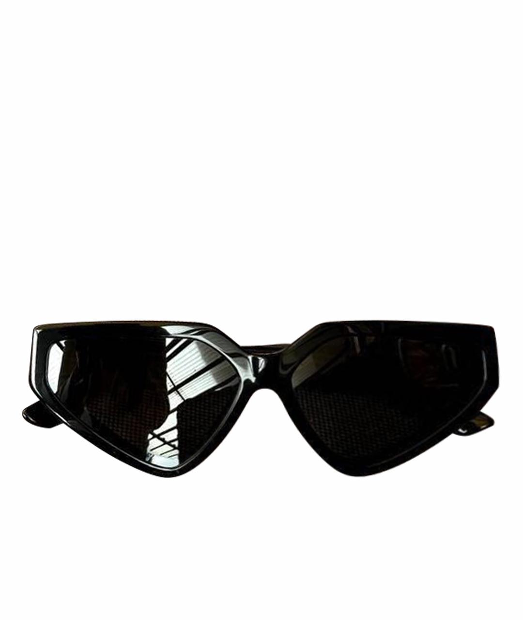 DOLCE&GABBANA Черные пластиковые солнцезащитные очки, фото 1