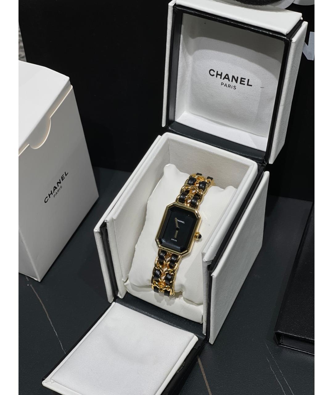 CHANEL Черные стальные часы, фото 3