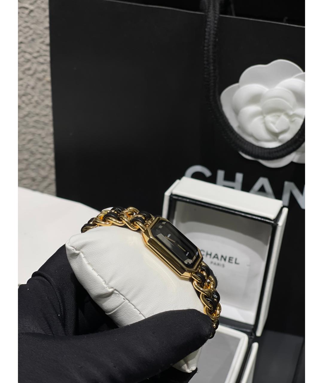 CHANEL Черные стальные часы, фото 4