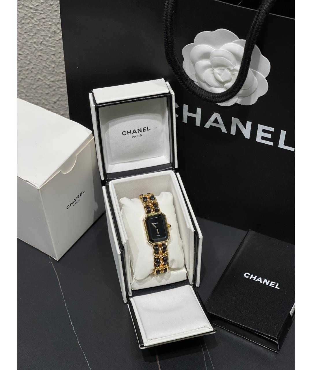 CHANEL Черные стальные часы, фото 2