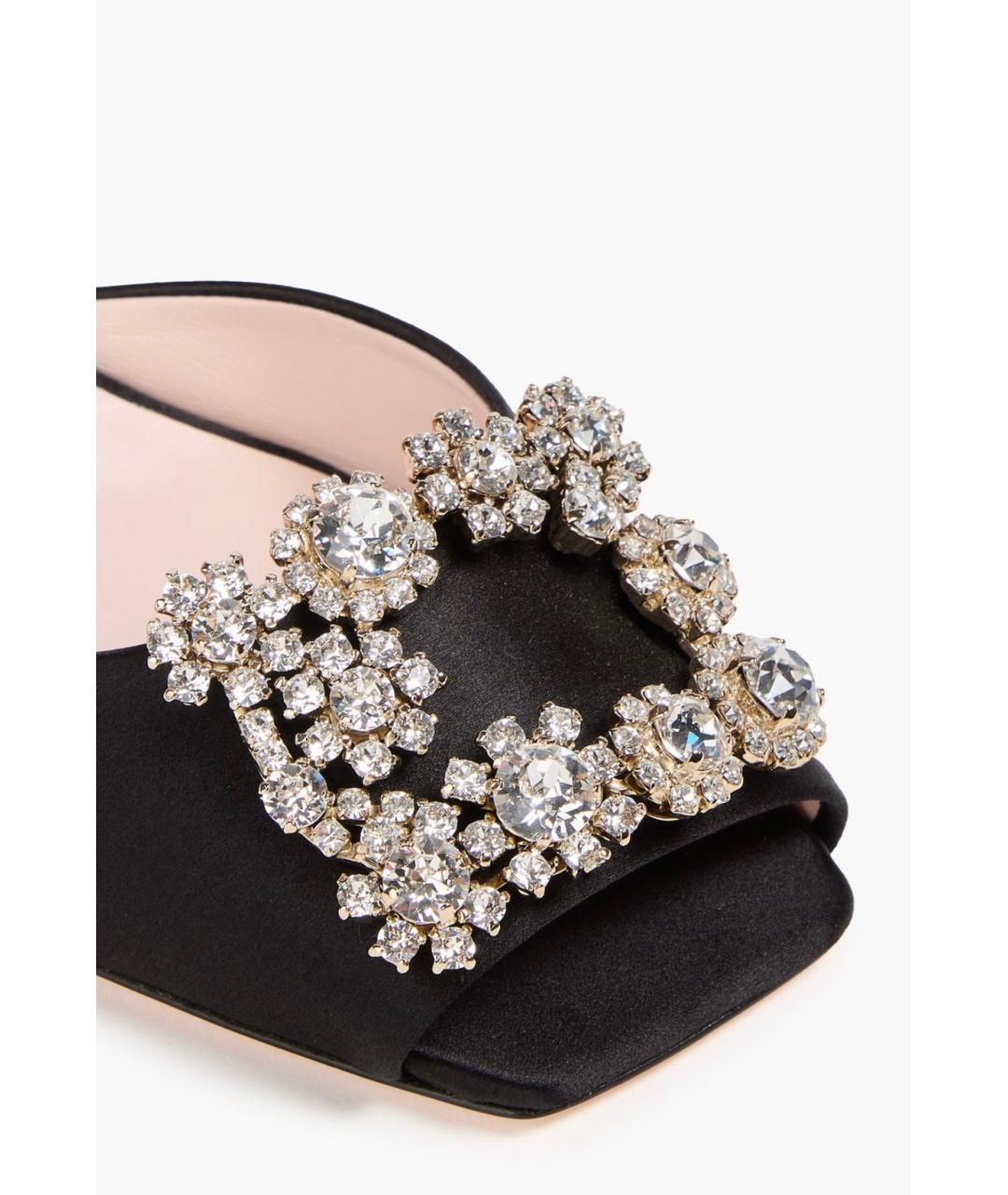 ROGER VIVIER Черные босоножки, фото 4