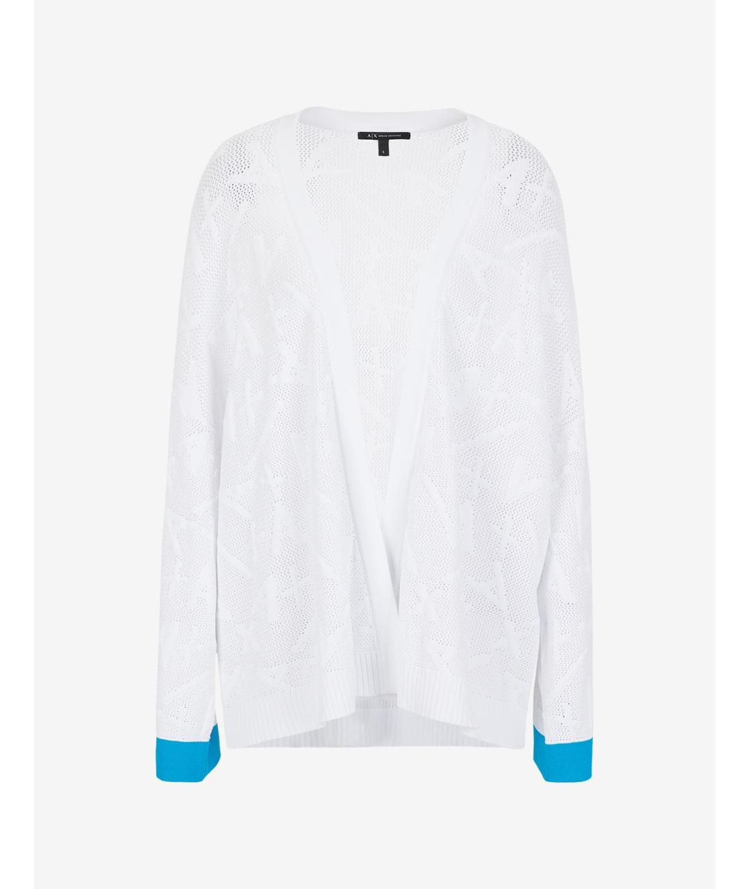 ARMANI EXCHANGE Белый вискозный кардиган, фото 9