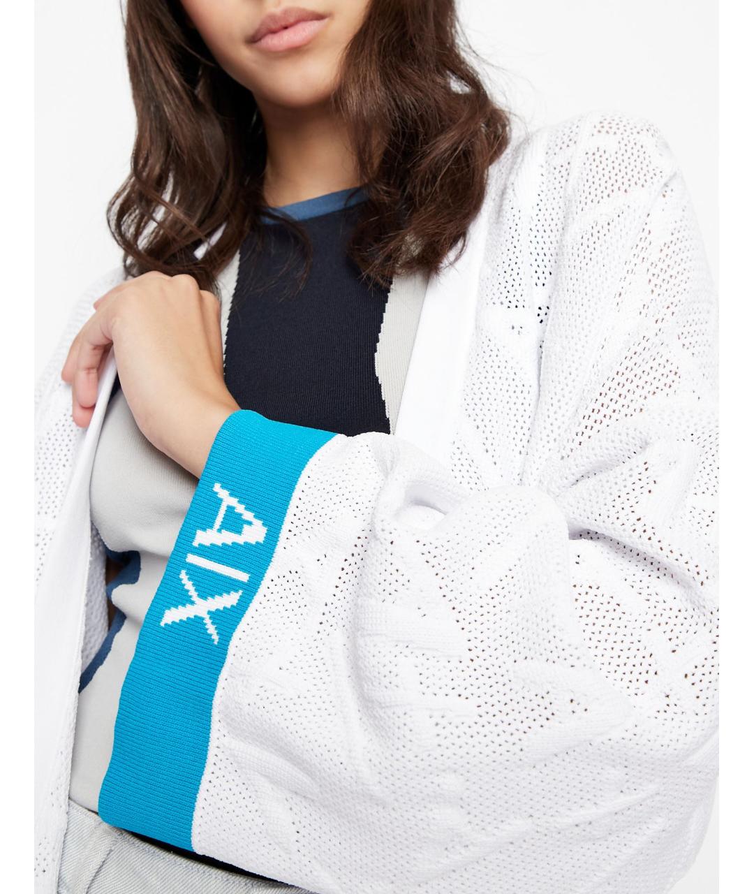 ARMANI EXCHANGE Белый вискозный кардиган, фото 7