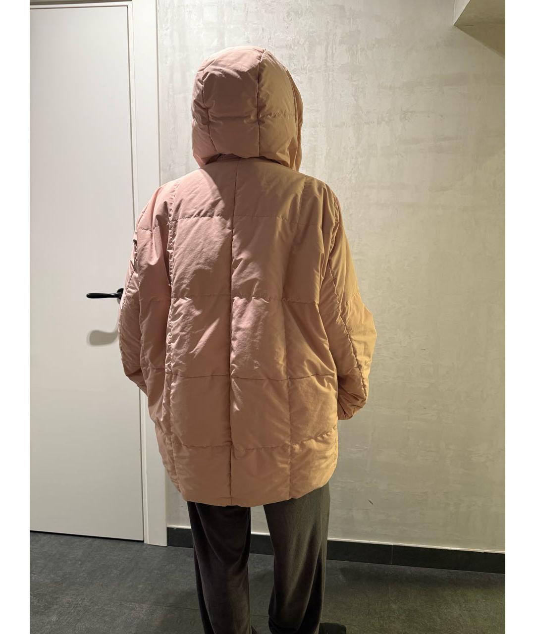 JIL SANDER Розовый хлопковый пуховик, фото 6