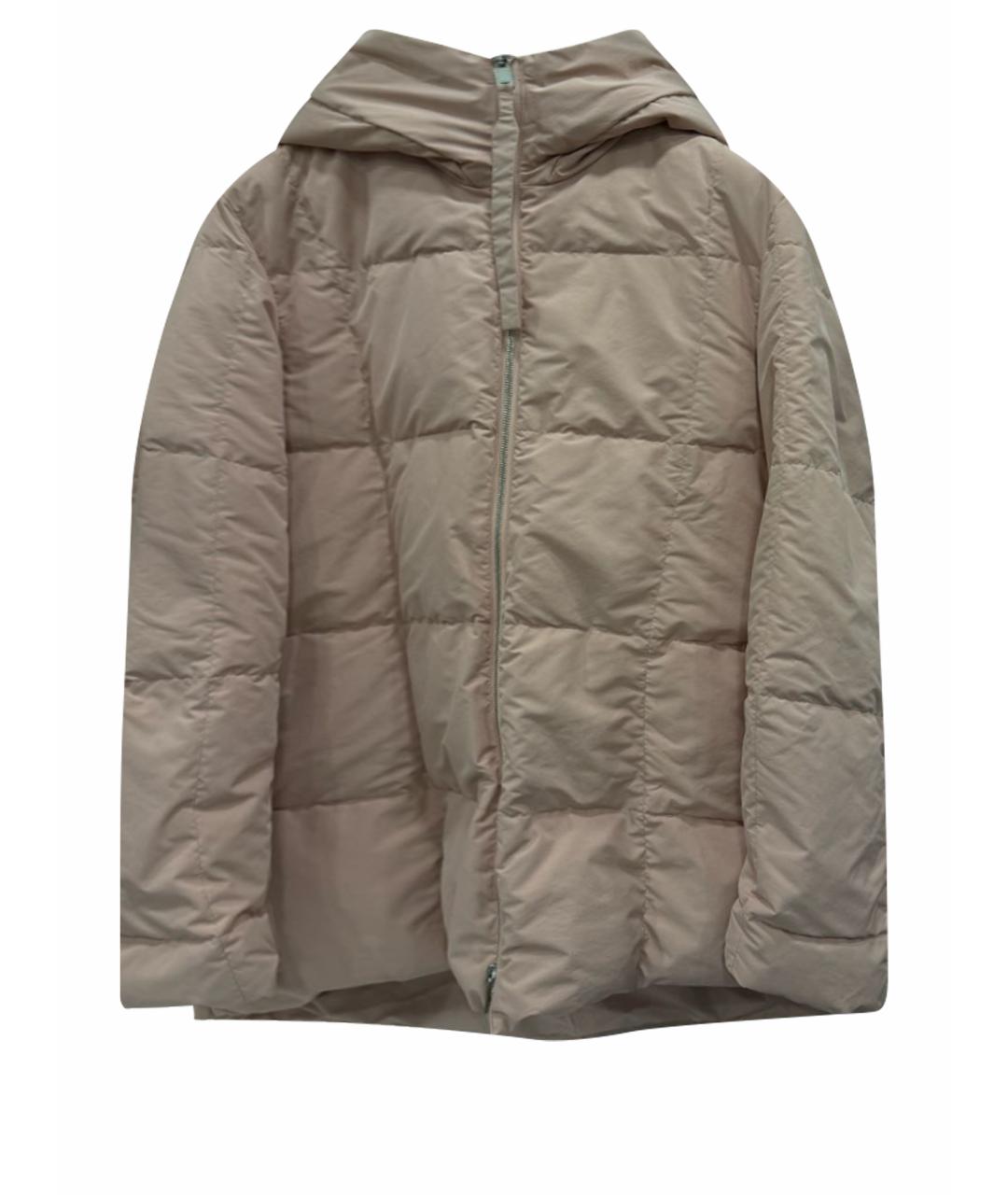 JIL SANDER Розовый хлопковый пуховик, фото 1