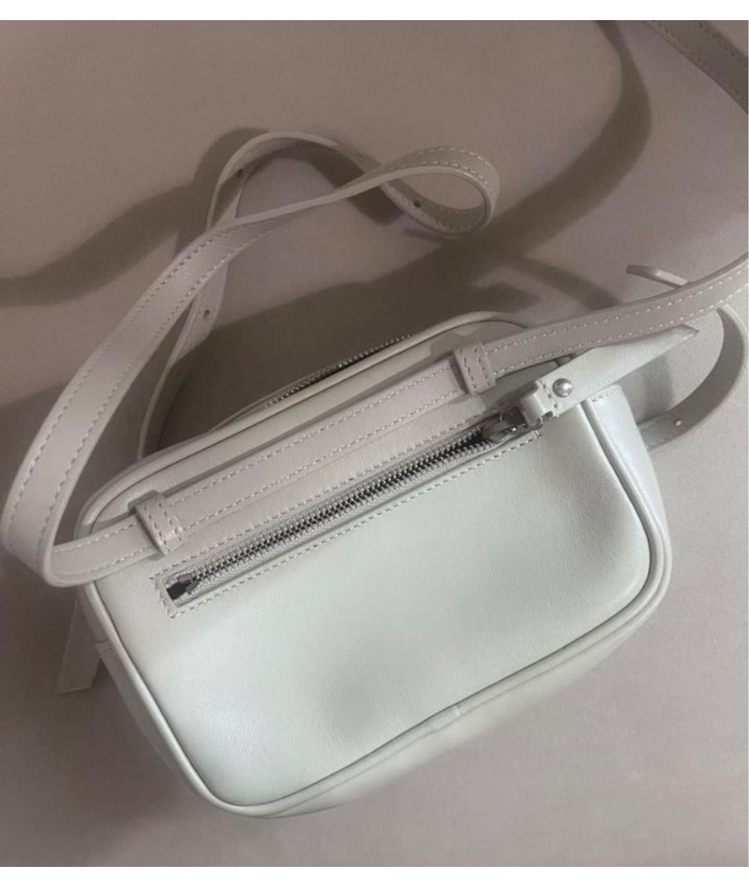 SAINT LAURENT Бежевая кожаная поясная сумка, фото 6