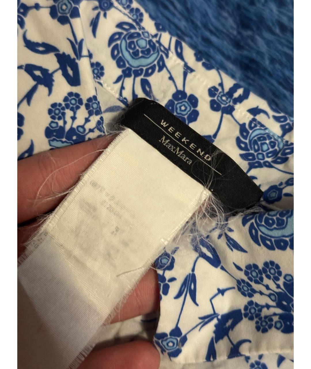 WEEKEND MAX MARA Мульти хлопковая рубашка, фото 4