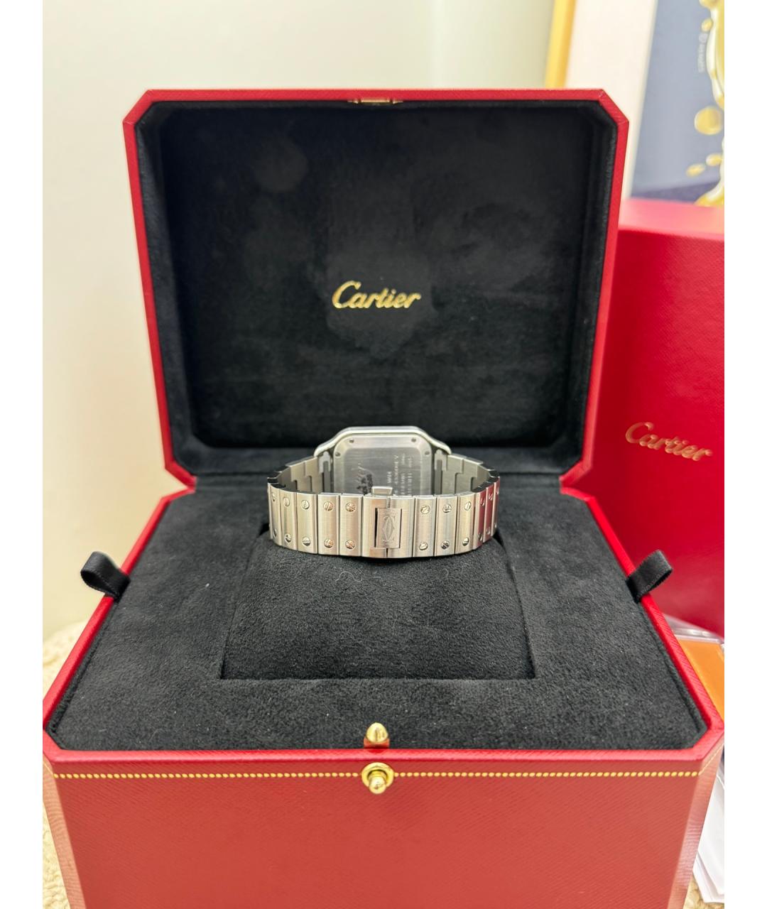 CARTIER Серебряные металлические часы, фото 3