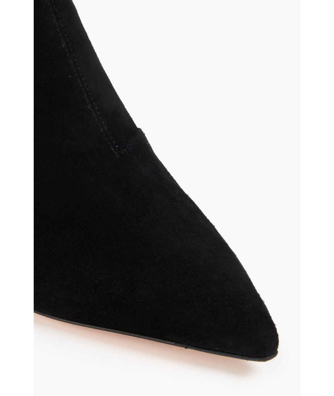 ROGER VIVIER Черные замшевые ботильоны, фото 4
