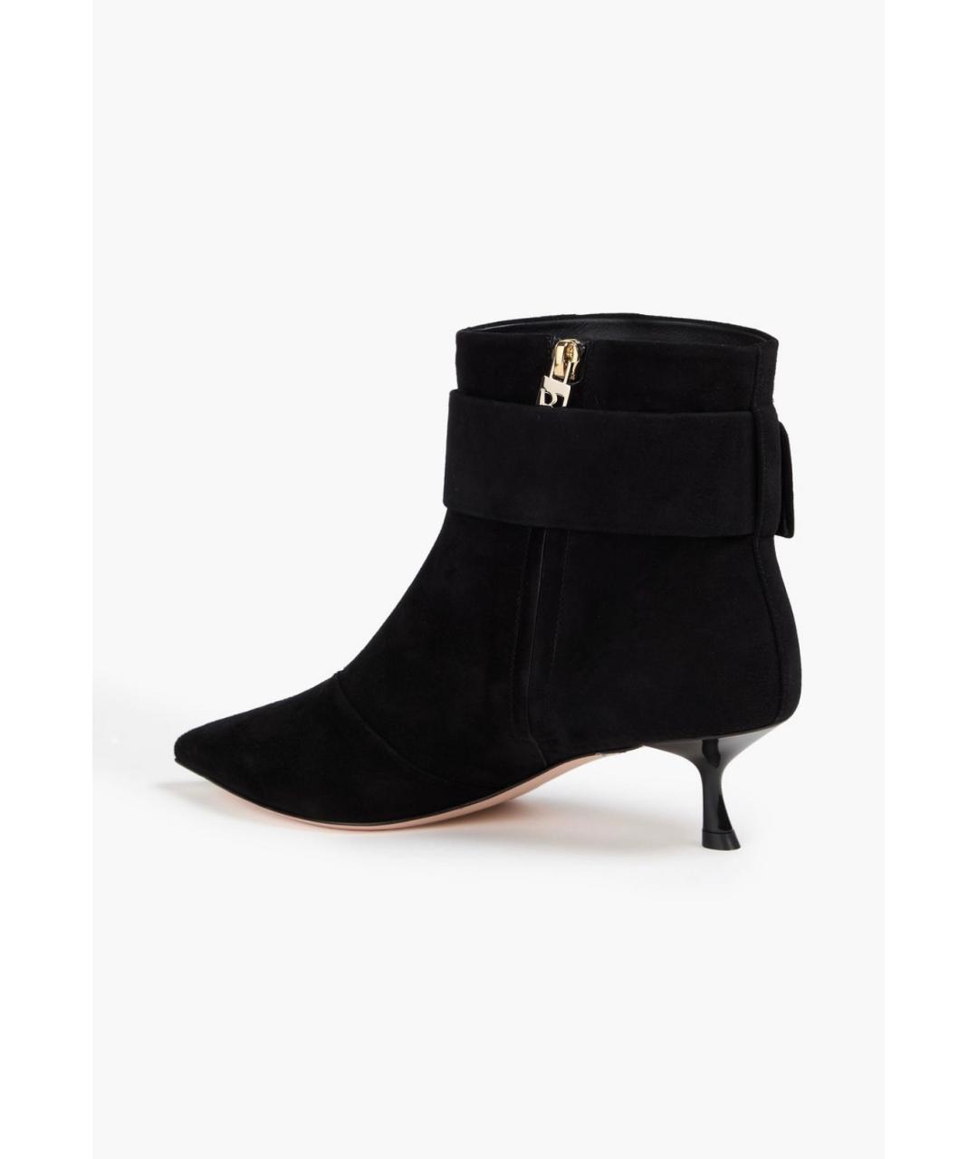ROGER VIVIER Черные замшевые ботильоны, фото 3