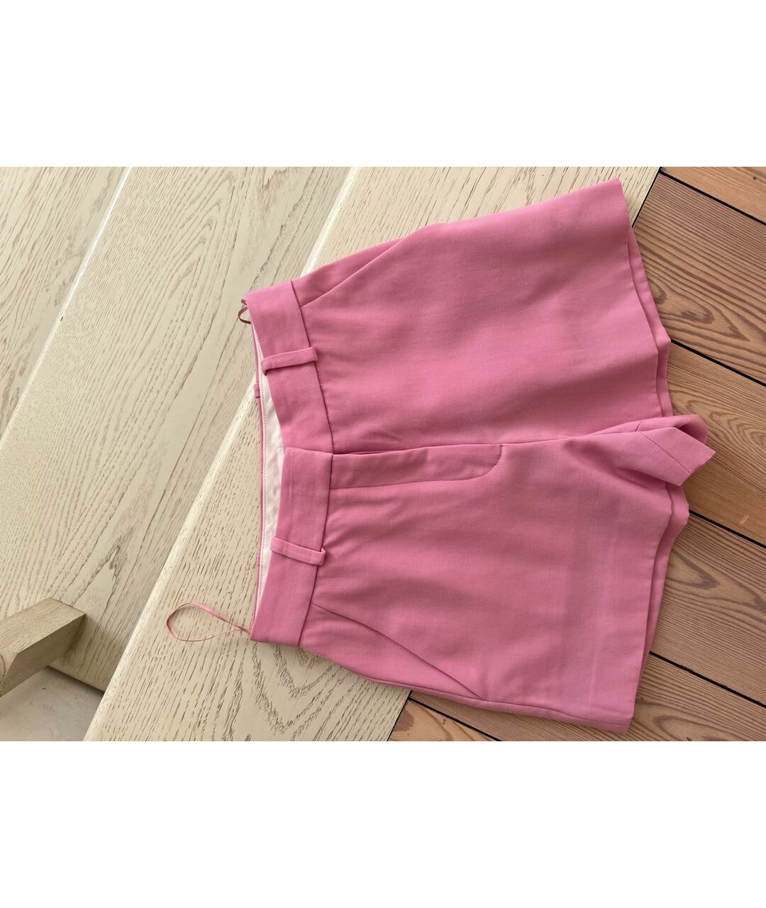 STELLA MCCARTNEY Розовый шерстяной костюм с брюками, фото 2