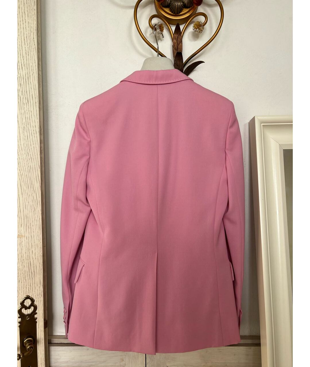 STELLA MCCARTNEY Розовый шерстяной костюм с брюками, фото 3
