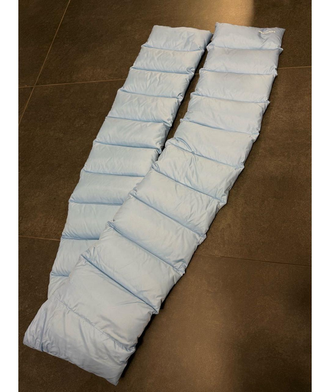 BALENCIAGA Голубой шарф, фото 6