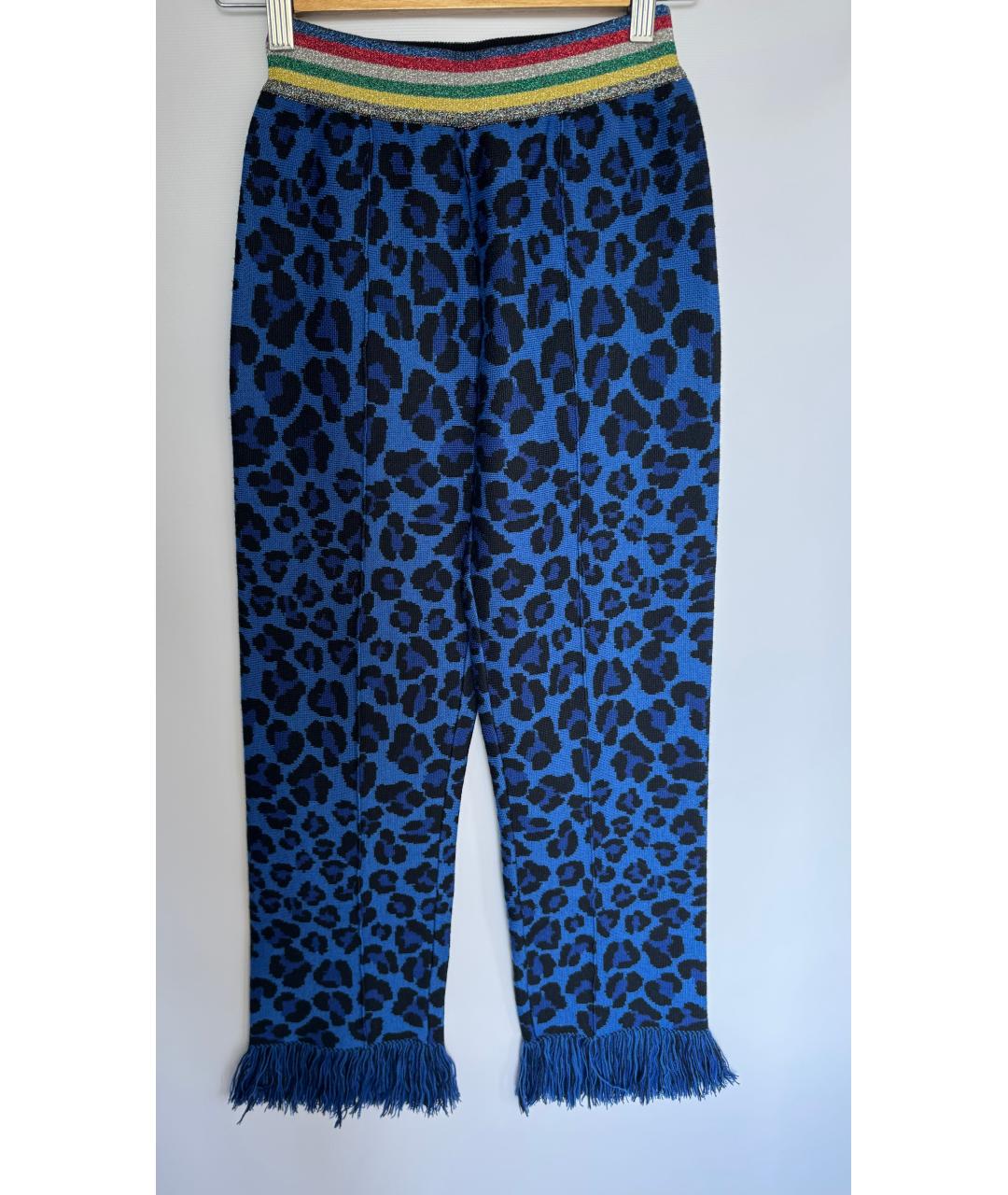 ALANUI Мульти шерстяные прямые брюки, фото 2