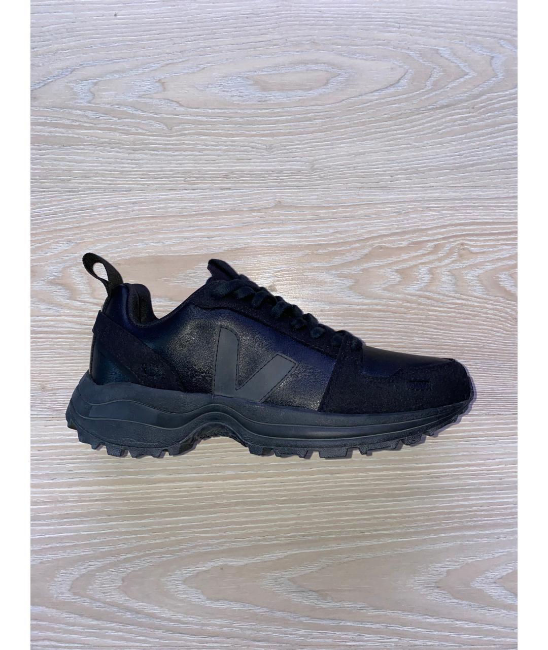 RICK OWENS Черные низкие кроссовки / кеды, фото 10