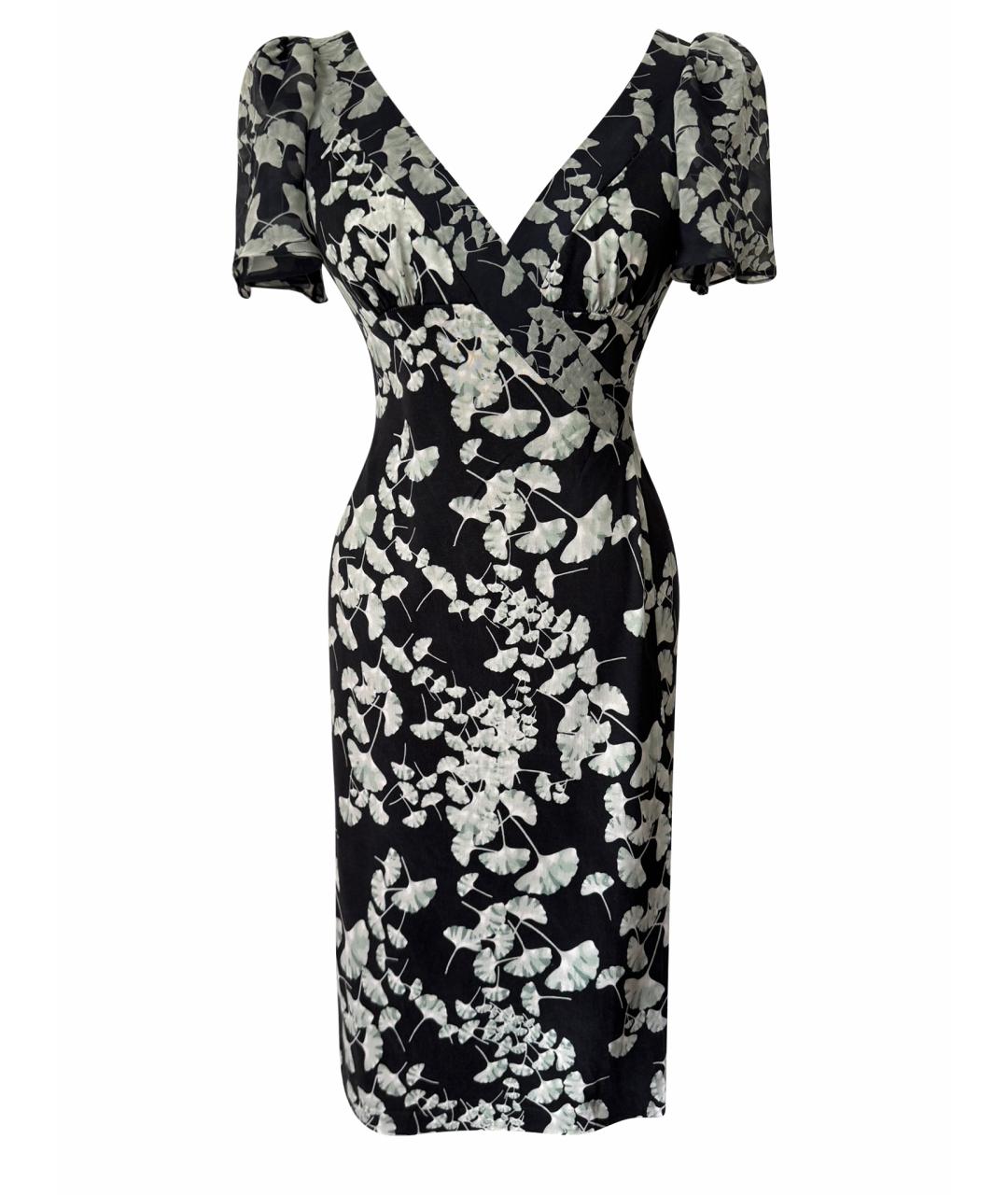DIANE VON FURSTENBERG Мульти шелковое коктейльное платье, фото 1