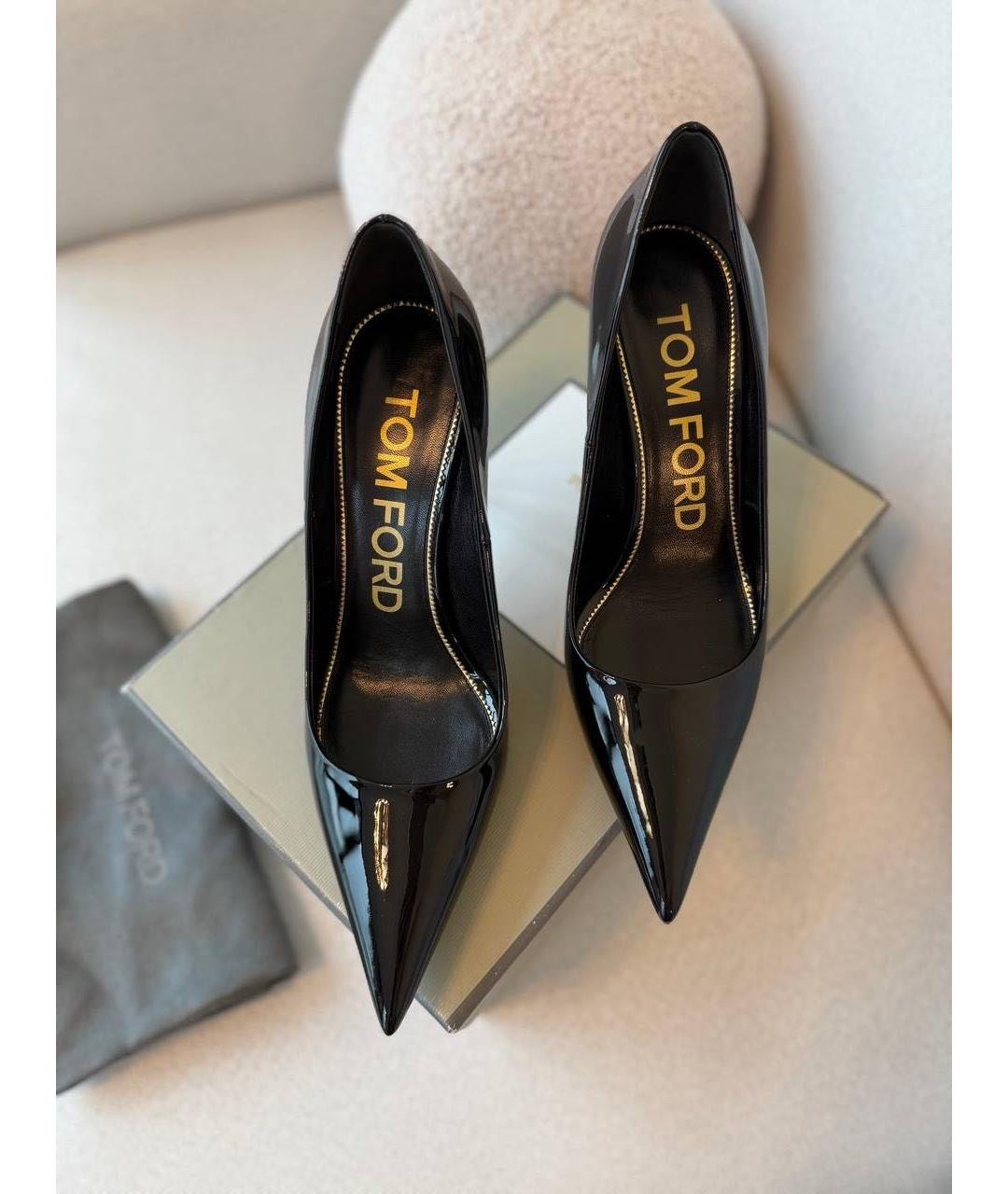 TOM FORD Черные туфли из лакированной кожи, фото 2