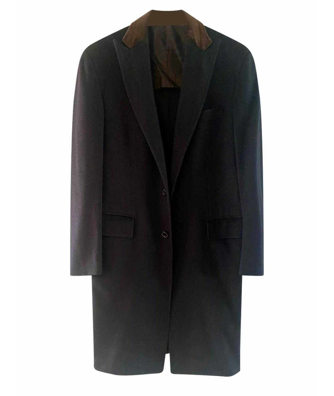 BRIONI Черное кашемировое пальто, фото 8
