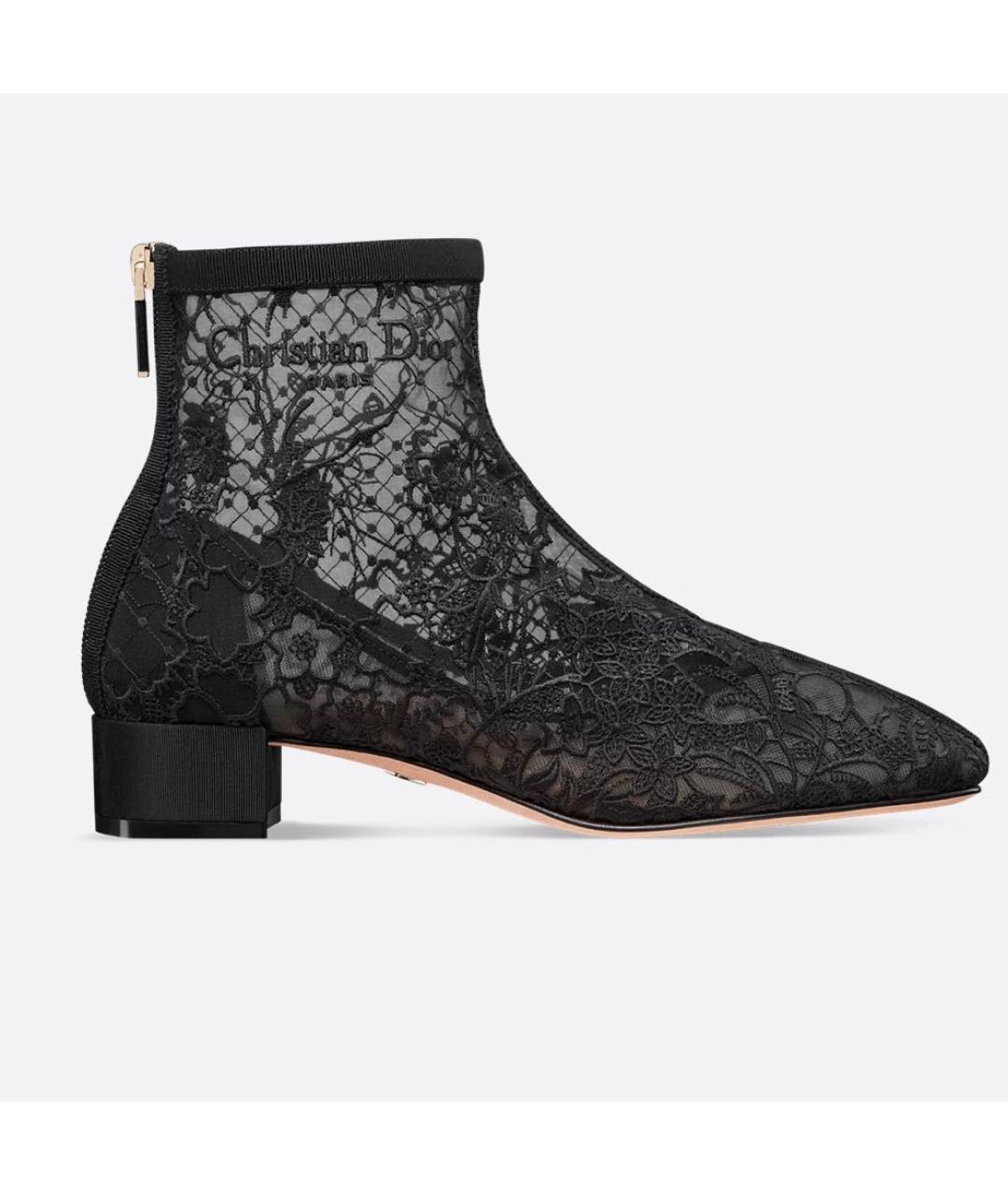 CHRISTIAN DIOR Черные ботинки, фото 3