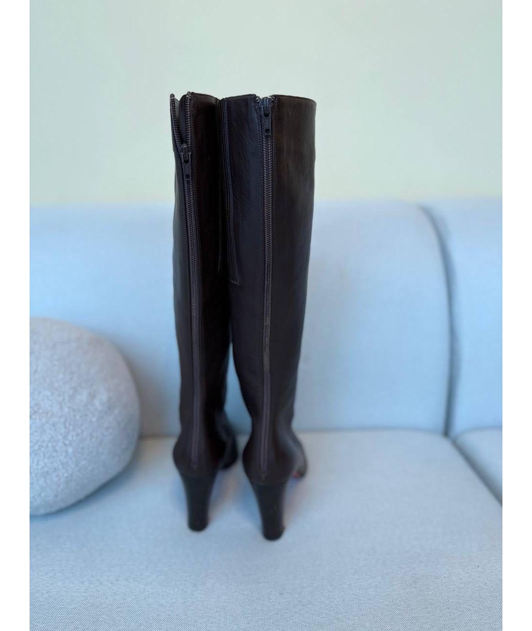 CHRISTIAN LOUBOUTIN Кожаные сапоги, фото 5