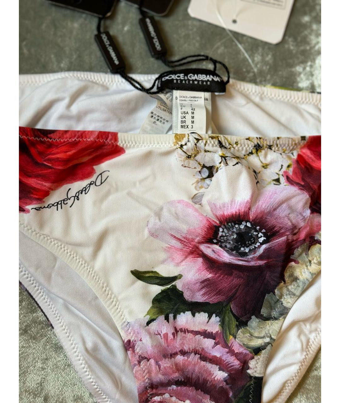 DOLCE&GABBANA Мульти полиамидовый купальник, фото 6